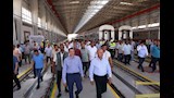 جولة وزير النقل بورشة السد العالي الجديدة بمحافظة أسوان (1)