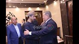 عزاء شقيقة أسامة هيكل
