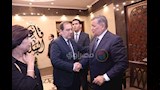 عزاء شقيقة أسامة هيكل