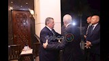 عزاء شقيقة أسامة هيكل