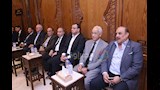 عزاء شقيقة أسامة هيكل