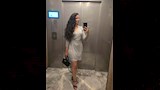 ياسمين رحمي بفستان أنيق