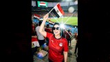 عبير صبري تشجع المنتخب