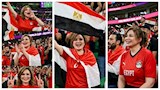 إلهام شاهين تعلق على مباراة مصر أمام بلجيكا قبل انطلاقها.. ماذا قالت؟