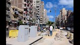 الإسكندرية تطلق أول تجربة لصناديق القمامة تحت الأرض بشارع 45  (7)