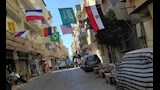 أعلام دول المونديال تزين شوارع البحيرة