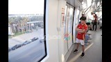إقبال الجماهير على مونوريل العاصمة لمتابعة مصر وبلجيكا (1)