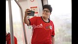 إقبال الجماهير على مونوريل العاصمة لمتابعة مصر وبلجيكا (6)