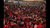 الجماهير المصرية تحتشد في الفان زون لتشجيع منتخب مصر (2)