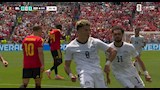 هدف إمام عاشور أمام بلجيكا