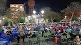 مئات المنياوية يحتشدون لمشاهدة مباراة مصر وبلجيكا  (2)