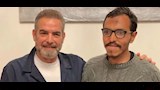 الفنان أحمد عبد العزيز وشاب من ذوي الهمم