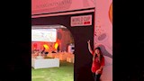 دنيا عبد العزيز تدعم المنتخب المصري (2)