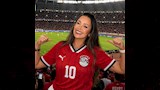 داليا البحيري تدعم المنتخب المصري