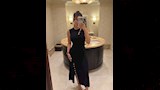 يارا السكري بفستان اسود (2)