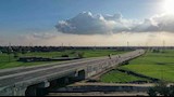 6 صور جوية.. محور مروري يربط 3 محافظات والطريق الساحلي