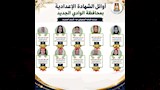 اسماء الاوائل بإعدادية الوادي الجديد