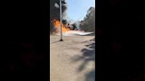إخماد حريق في مواسير صرف صحي مخزنة بقرية بالأقصر (4)