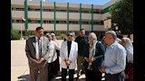 قبل انطلاق امتحانات الثانوية العامة.. محافظ الوادي الجديد تتفقد اللجان (صور)