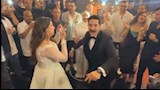 مصطفى منصور وهايدي رفعت يرقصان في حفل زفافهما.. شاهد الصور