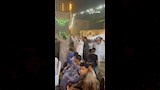  دخول عريس قاعة زفافه على نقالة بقنا (6)