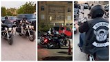 20 صورة- سائقو الدراجات البخارية في عزاء الفنان الراحل محمد مرزبان