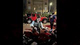 توافد سائقي الدراجات البخارية على عزاء محمد مرزبان (3)