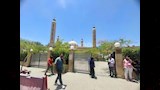 تشييع جثمان الفنانة سهام جلال من مسجد حسن الشربتلي (4)