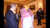 جمال مبارك يقدم واجب العزاء في وفاة والد السفير صالح الحصيني (3)