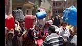 أزمة نقص مياه الشرب تضرب 4 مراكز بالفيوم.. والأهالي يستعينون بالدواب لتدبير احتياجاتهم -صور