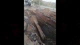 إصلاح كسر خط صرف الكرور
