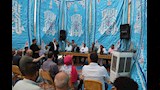 رئيس مياه القليوبية يلتقى أهالي منطقة أرض الوزير بالخانكة (1)