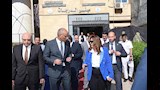 أثناء خروج الوزيرة