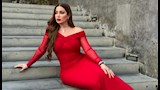 "فستان أحمر طويل".. 15 صورة لـ نسرين طافش في أحدث ظهور