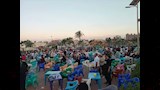 فرحة عارمة بين جماهير الفيوم بعد اكتساح نيوزيلندا 3_7