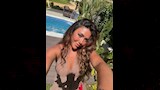 الفنانة سارة سلامة بملابس البحر (2)_2