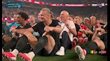 احتفال لاعبي منتخب النرويج