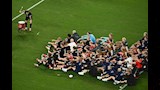 احتفال لاعبي منتخب النرويج