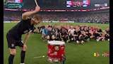 احتفال لاعبي منتخب النرويج