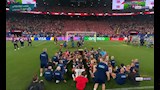 احتفال لاعبي منتخب النرويج