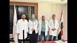 الفريق الطبي المشرف على تشغيل الجهاز 