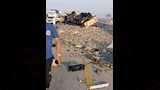 تصادم ميكروباص وسيارة نقل على الطريق الإقليمي بالشرقية (4)