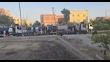 جهاز أكتوبر الجديدة يعلن إصلاح كسر خط الطرد الرئيسي بعد تجمعات المياه بالشوارع (1)_1