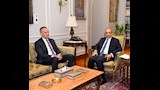 وزير الخارجية يستقبل الممثل الأعلى لغزة (3)