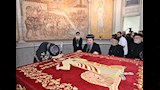 البابا تواضروس يزور مزار مارمرقس بكاتدرائية العباسية في ذكرى عودة رفاته  (3)