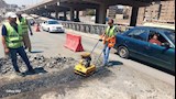 رفع كفاءة ورصف كوبري أرض اللواء في الجيزة (2)