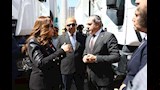 الدكتورة منال عوض وزيرة التنمية المحلية والبيئة والمهندس خالد عباس