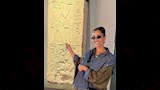 حنان مطاوع داخل المتحف المصري_4