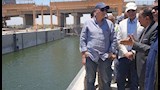 بالصورـ وزير الري ومحافظ أسيوط يتفقدان قناطر أسيوط الجديدة ومحطتها الكهرومائية 