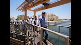 وزير الموارد المائية والري ومحافظ أسيوط يتفقدان قناطر أسيوط الجديدة ومحطتها الكهرومائية لمتابعة كفاءة التشغيل وأعمال الصيانة (4)_4_4